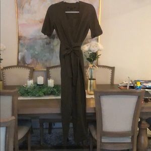 French Connection Green Trooper Jumpsuit